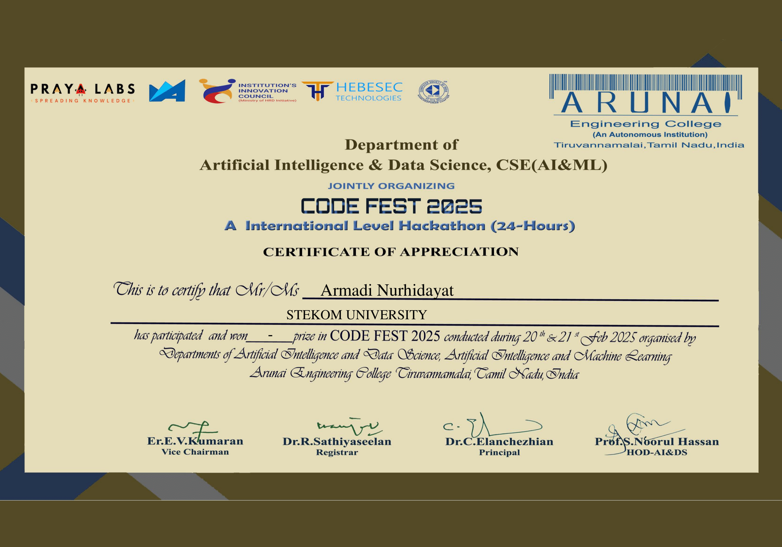 CODE FEST'25 HACKATHON